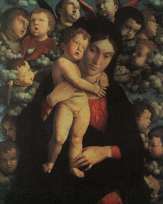 Andrea Mantegna Madonna and Child with Cherubs Norge oil painting art